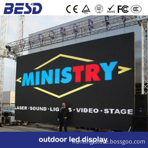 SMD P8 rental xxx video china outdoor Aluminum extruded cabinet led display/led module